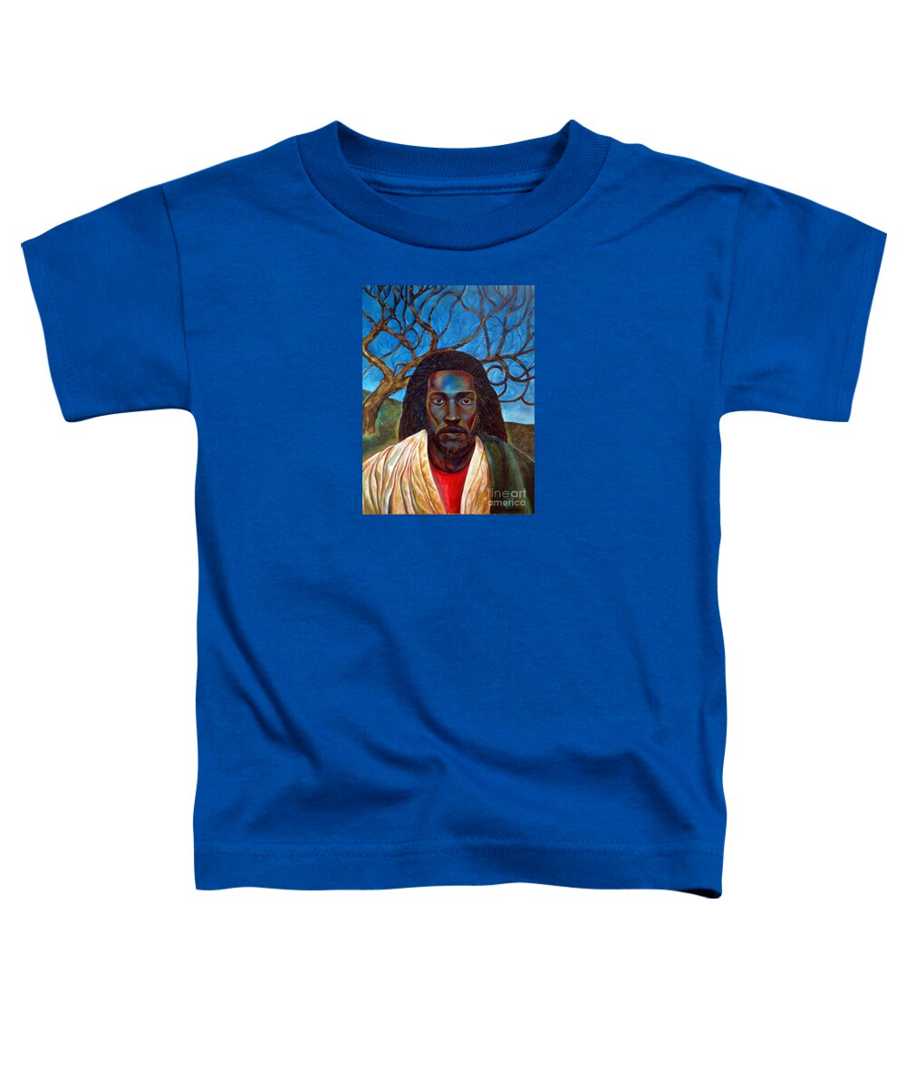 Holy Toddler T-Shirt featuring the painting Holy Man by Joe Roache