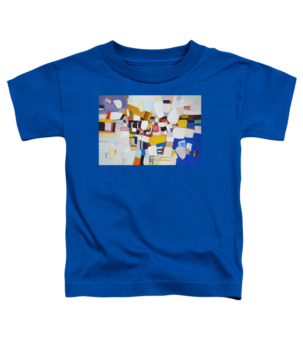 Abstraction Toddler T-Shirt featuring the painting 	Journey. by Iryna Kastsova