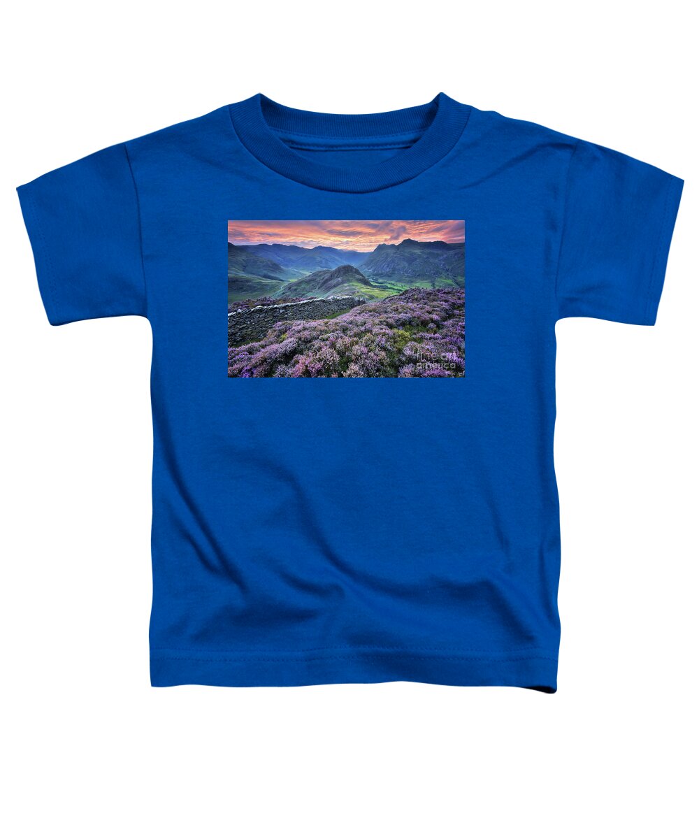 Sky Toddler T-Shirt featuring the photograph Lingmoor Fell 5.0 by Yhun Suarez