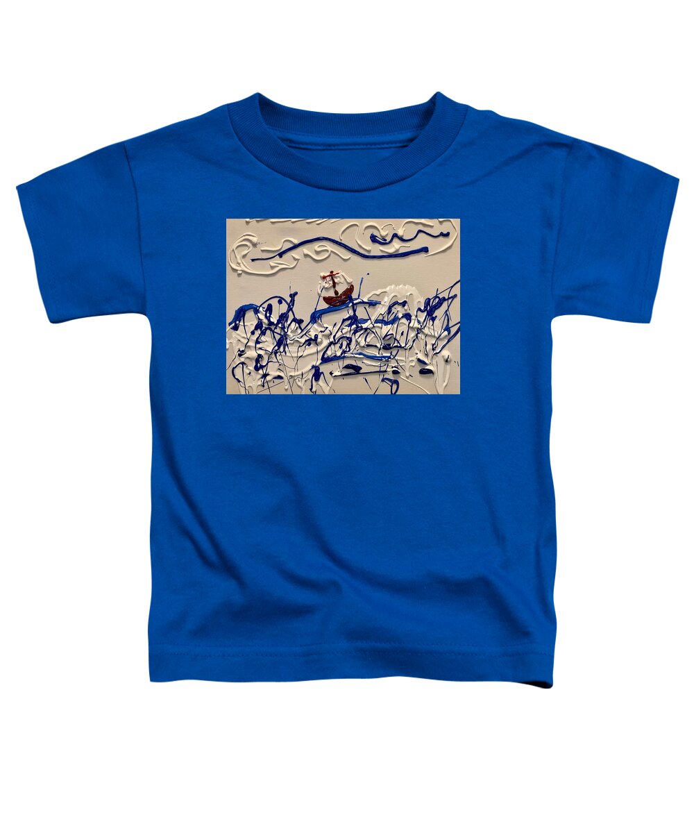 Maelstrom Toddler T-Shirt featuring the painting Maelstrom by Bethany Beeler