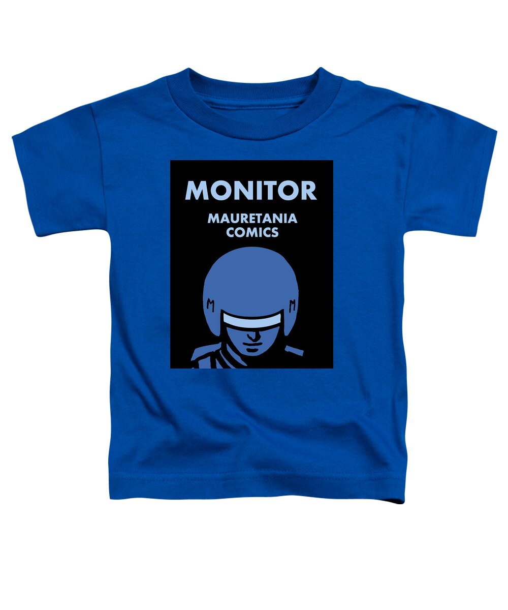 Mauretania Comics Toddler T-Shirt featuring the digital art Monitor image by Chris Reynolds