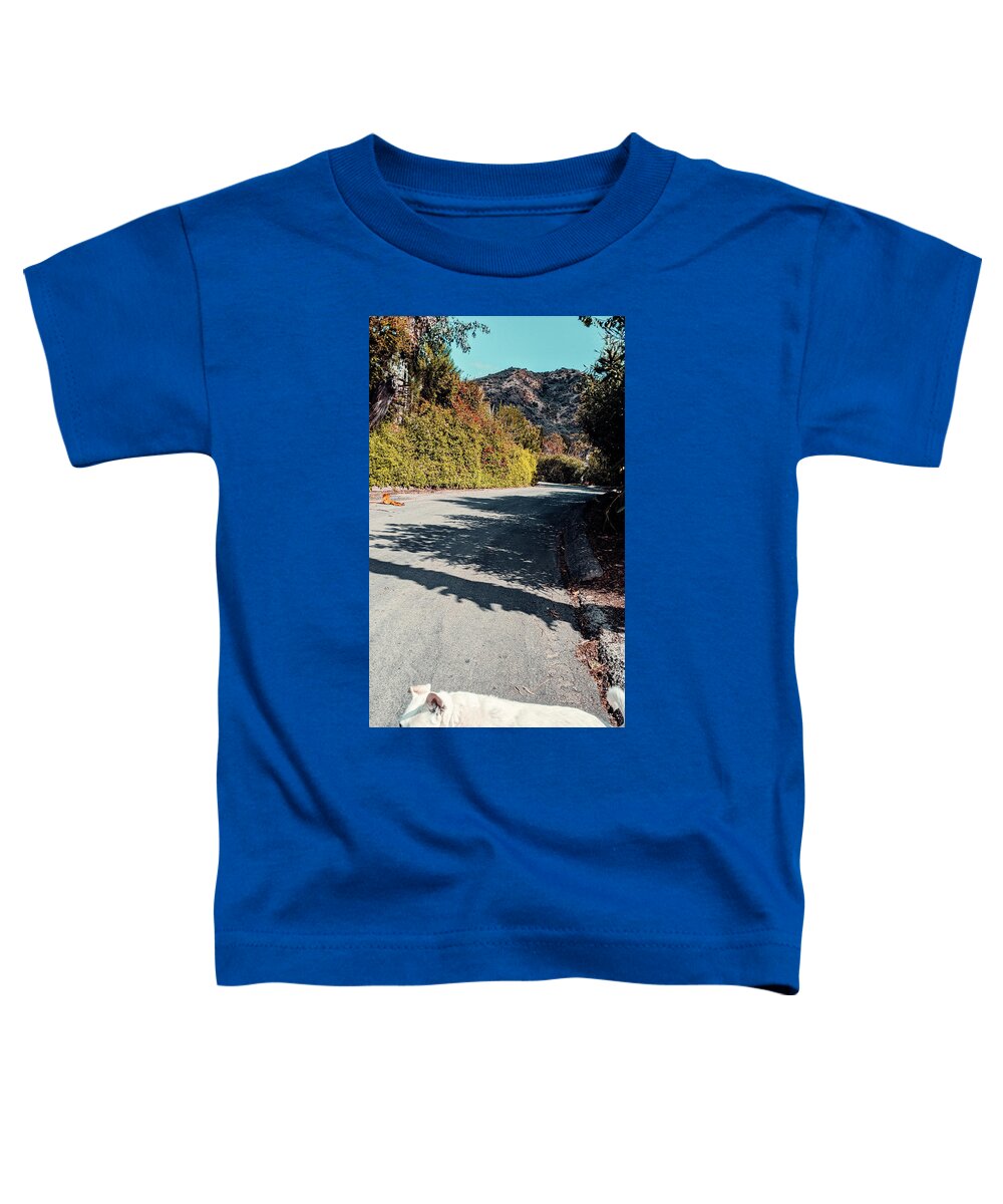Mountain Toddler T-Shirt featuring the photograph Mountain Dog by Jera Sky