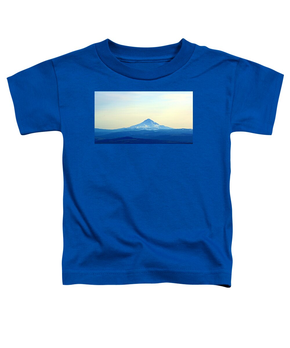 Landscape Toddler T-Shirt featuring the photograph Mt Hood At Dusk by Bill TALICH