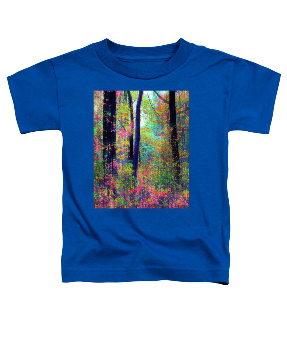 Autumn Toddler T-Shirt featuring the photograph October Forest by Jessica Jenney
