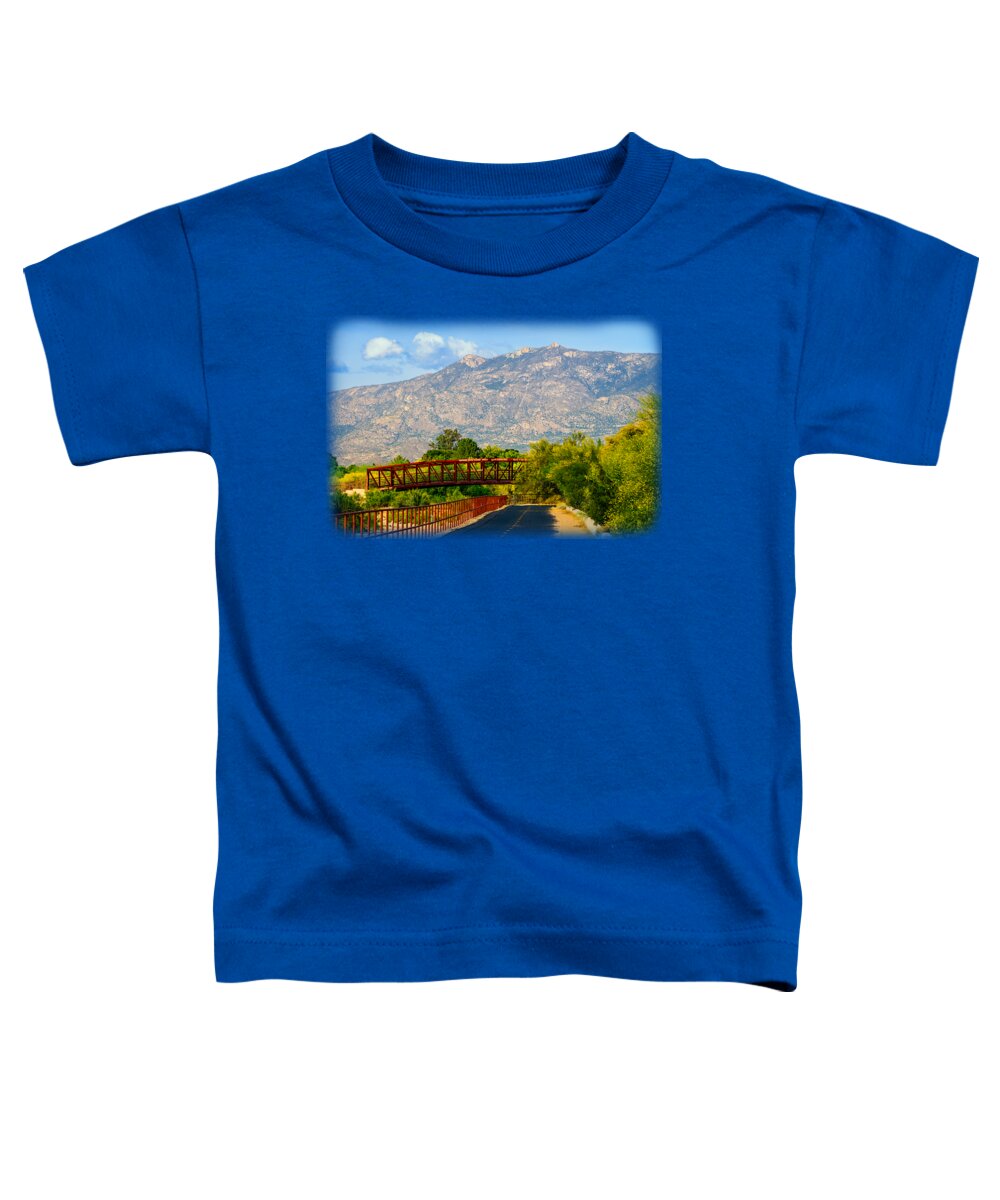 Arizona Toddler T-Shirt featuring the photograph Samaniego Loop Vista 25097 by Mark Myhaver