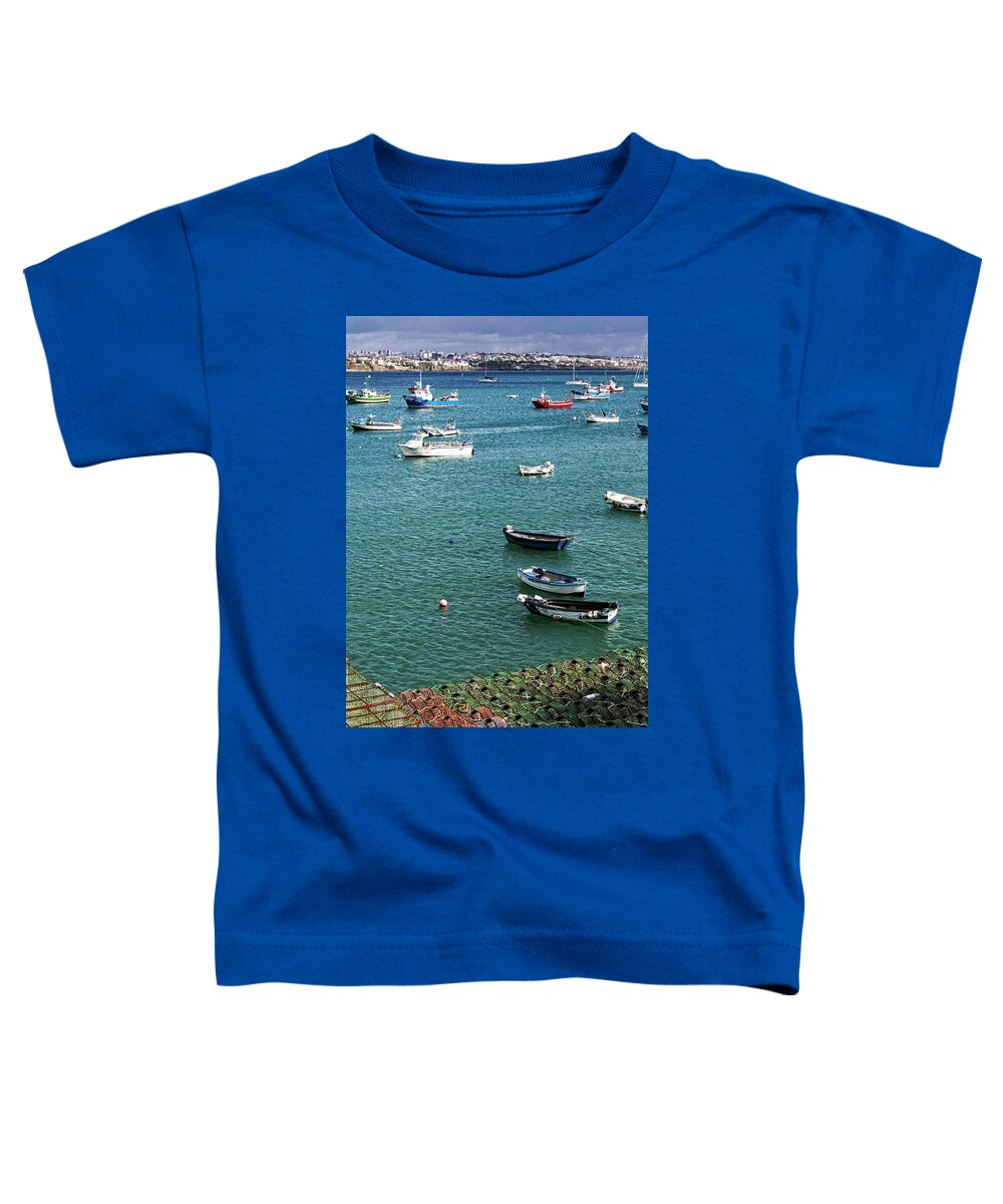 Cascais Toddler T-Shirt featuring the photograph Scenes From The Bay Of Cascais - 2 by Hany J