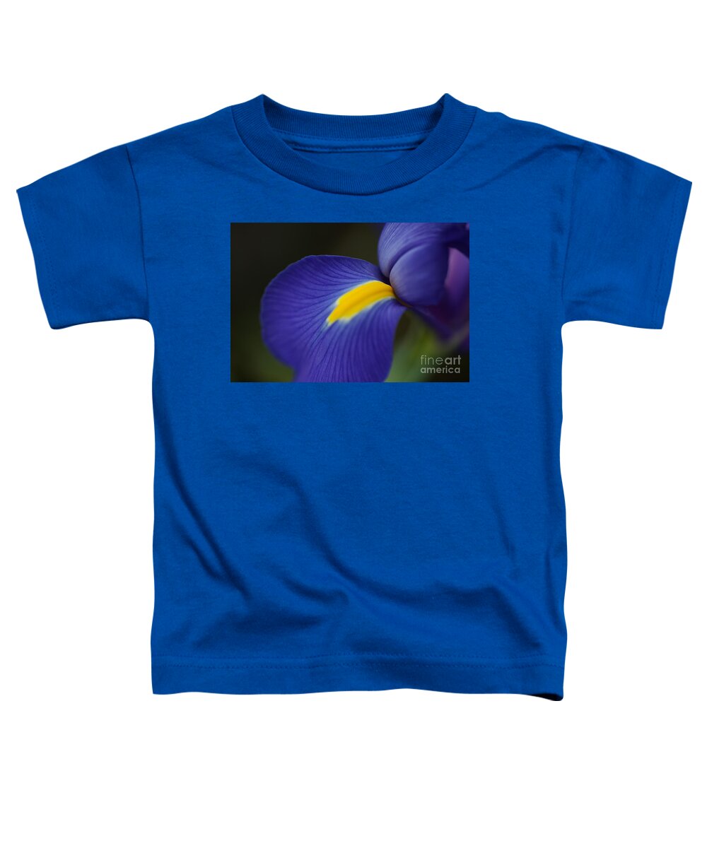 Iridaceae Toddler T-Shirt featuring the photograph Soft Iris Glow by Joy Watson