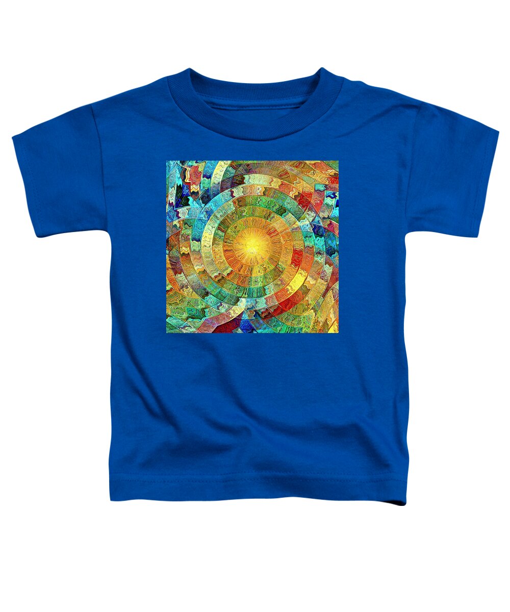 Sun Toddler T-Shirt featuring the digital art Spectral Sun by David Manlove