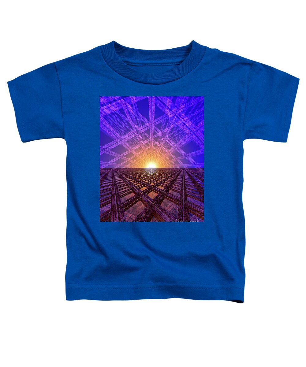 Star Gate Toddler T-Shirt featuring the digital art Path to the Stars by Phil Perkins