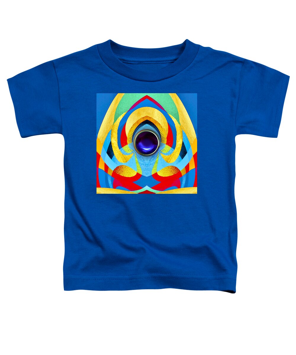 Temple Toddler T-Shirt featuring the mixed media Temple by Canessa Thomas