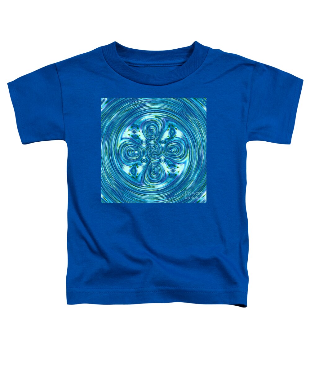  Toddler T-Shirt featuring the digital art Tranquil by Rachel Hannah