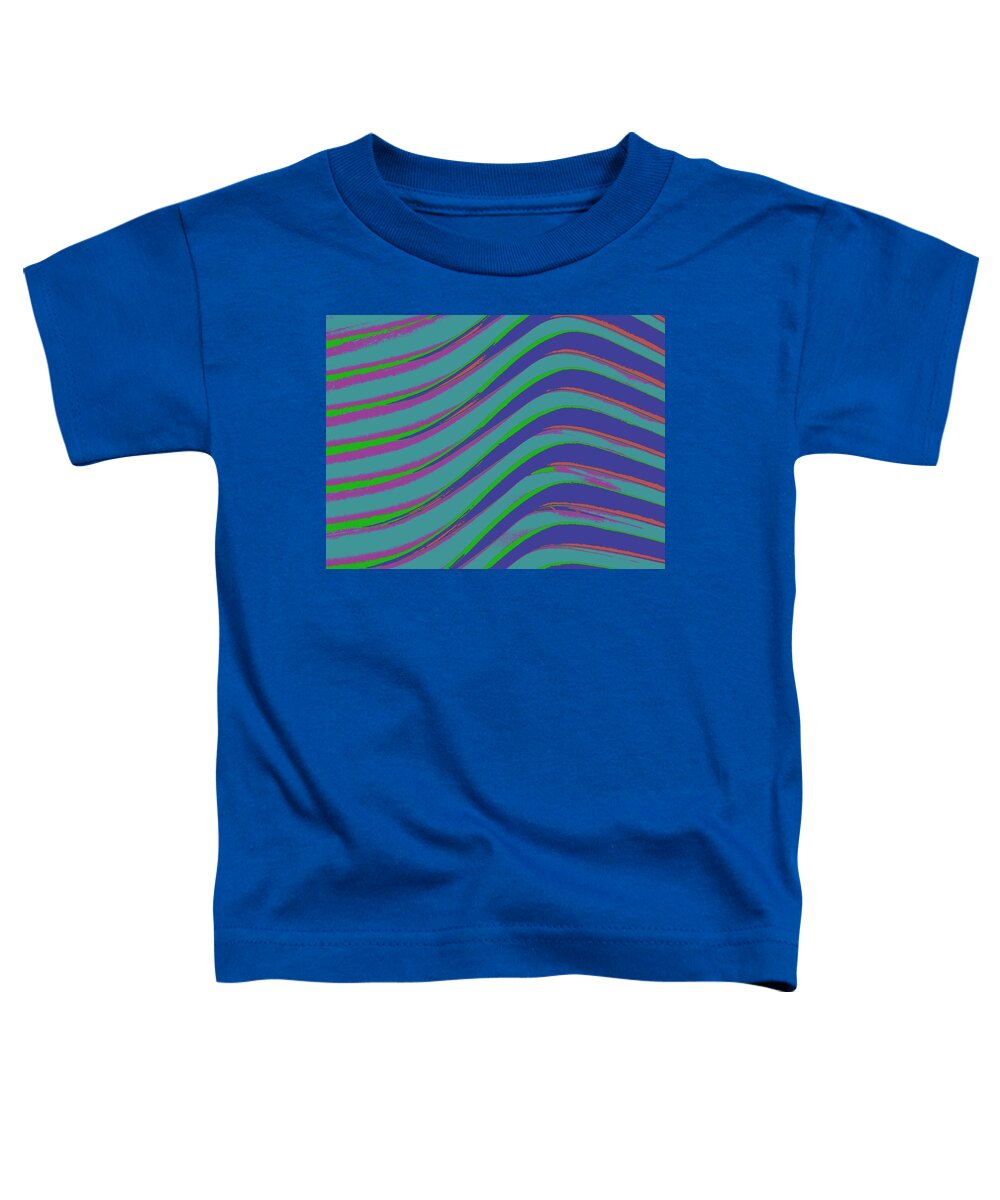 Wave Toddler T-Shirt featuring the digital art Wave by T Oliver
