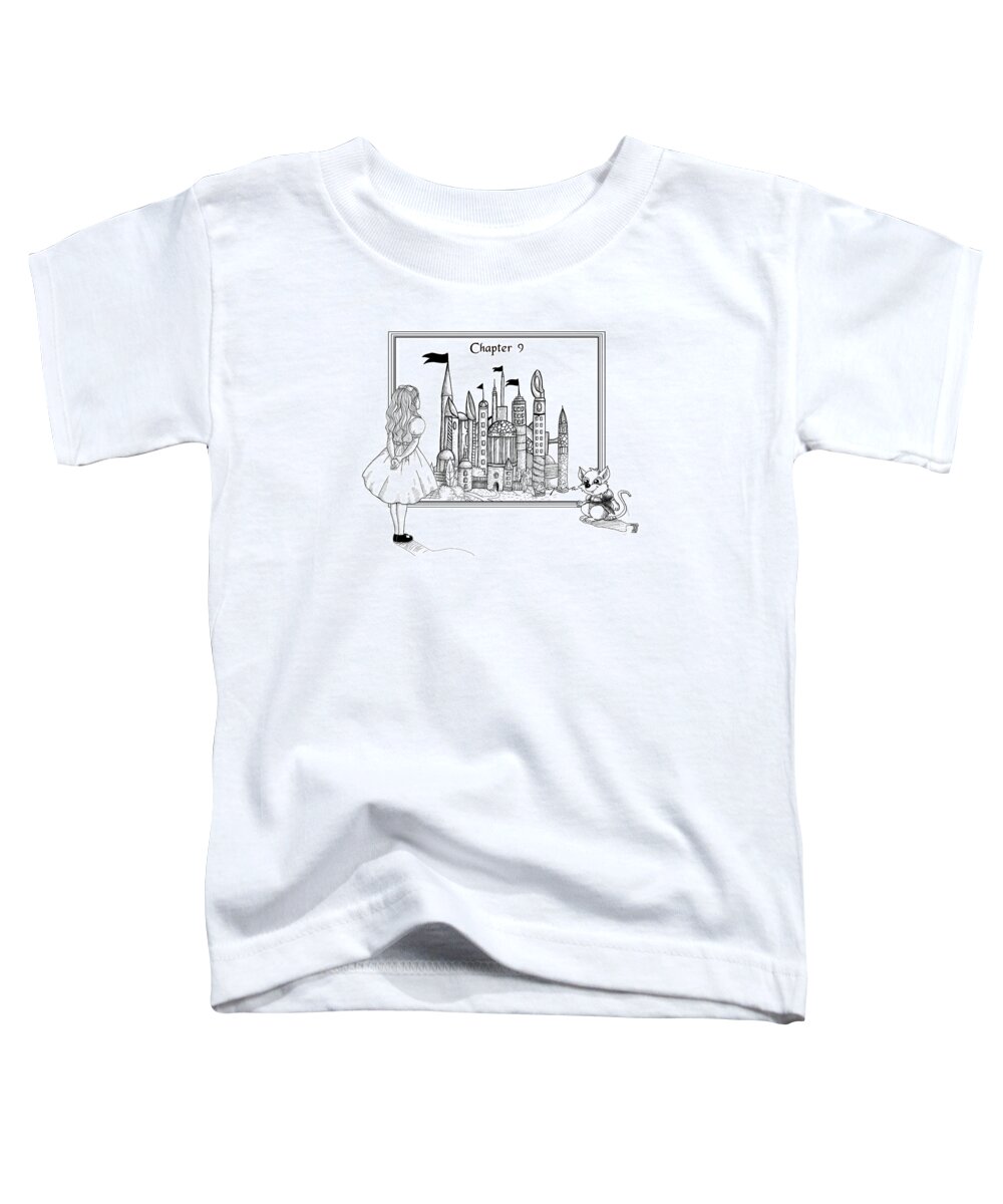 Wurtherington Toddler T-Shirt featuring the drawing Chapter Nine #2 by Reynold Jay