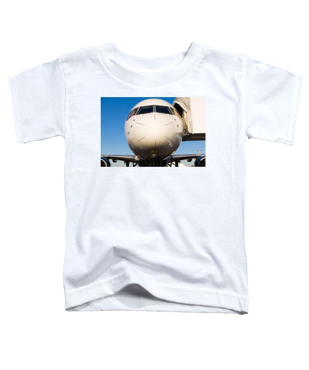 Aerospace Toddler T-Shirt featuring the photograph Commercial Airliner #1 by Raul Rodriguez