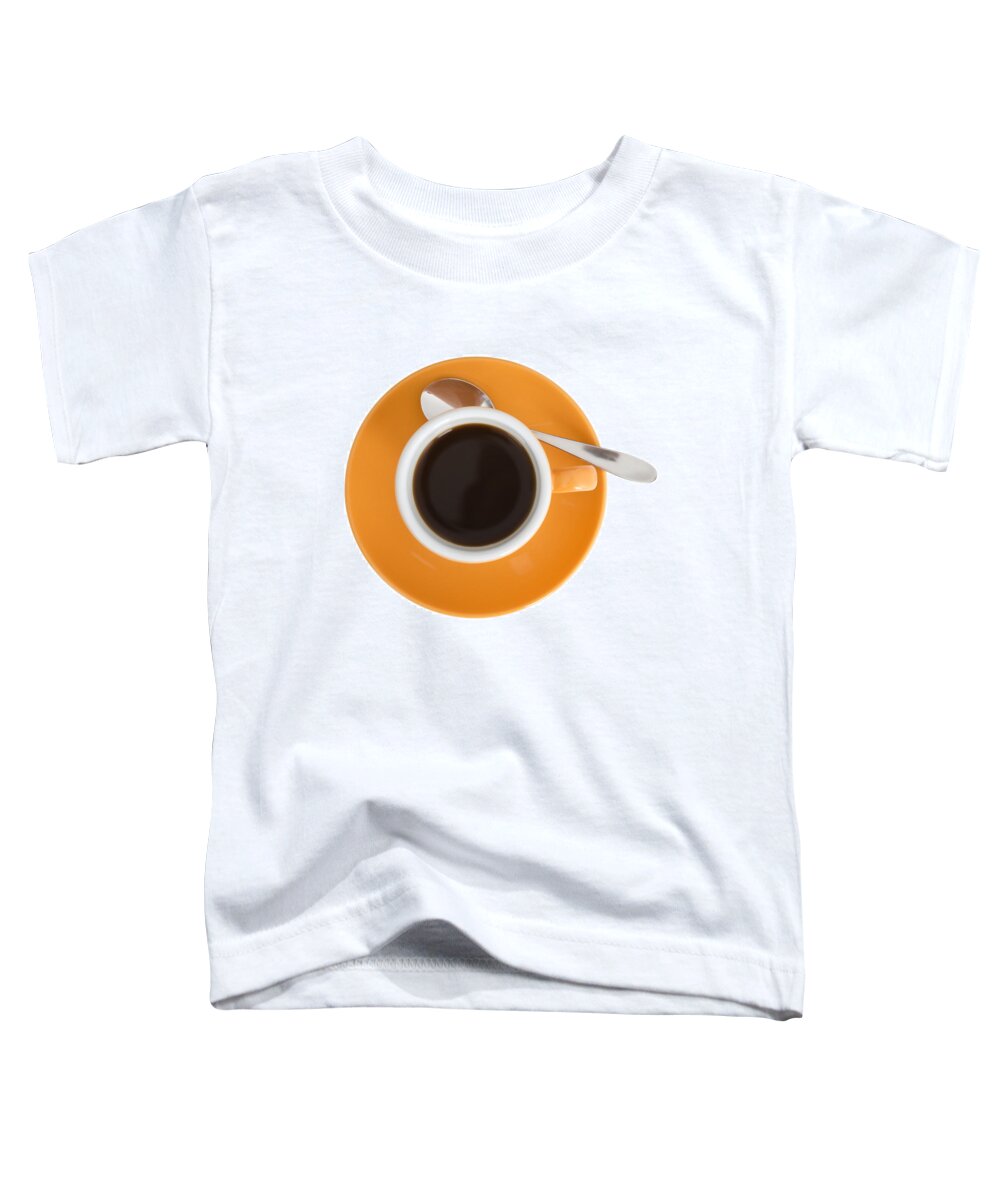 Coffee Toddler T-Shirt featuring the photograph Cup of Coffee #1 by Chevy Fleet