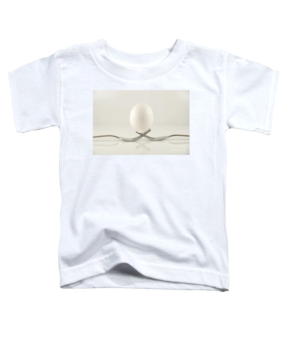 Balanced Toddler T-Shirt featuring the photograph Egg #1 by Juli Scalzi