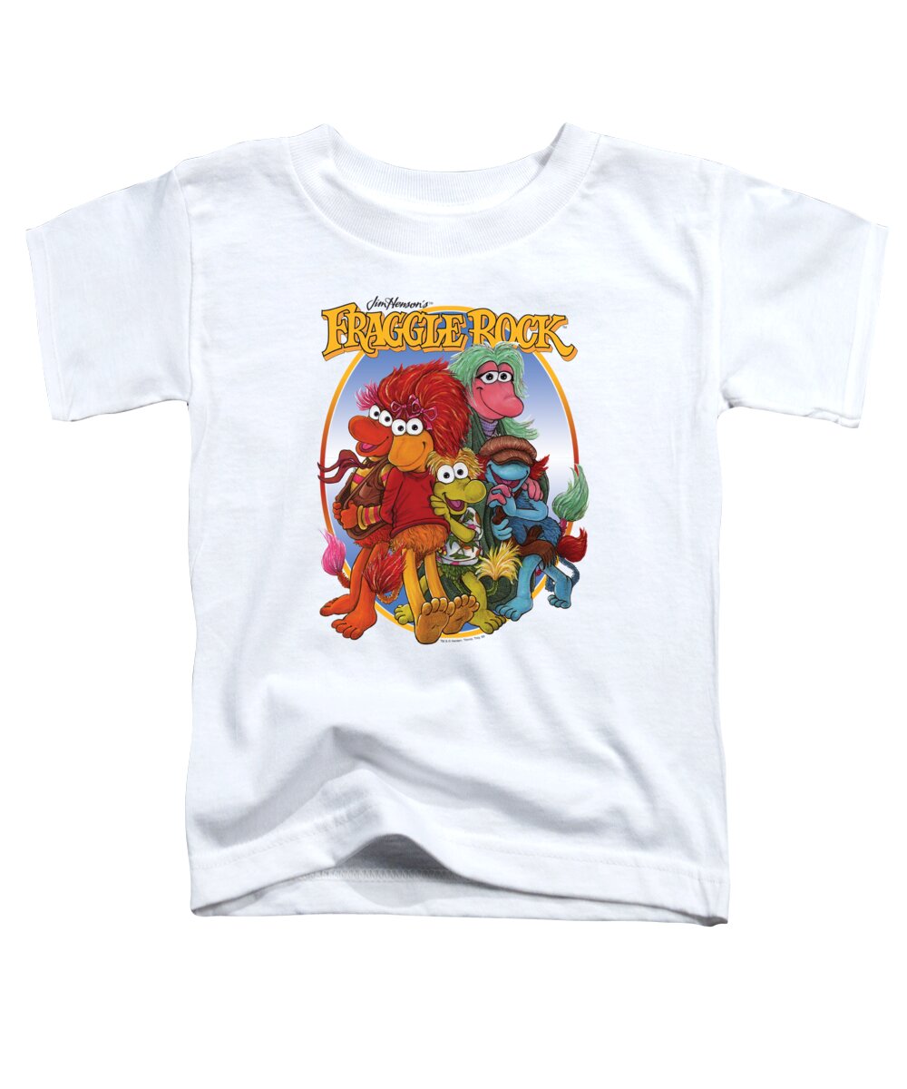  Toddler T-Shirt featuring the digital art Fraggle Rock - Group Hug by Brand A