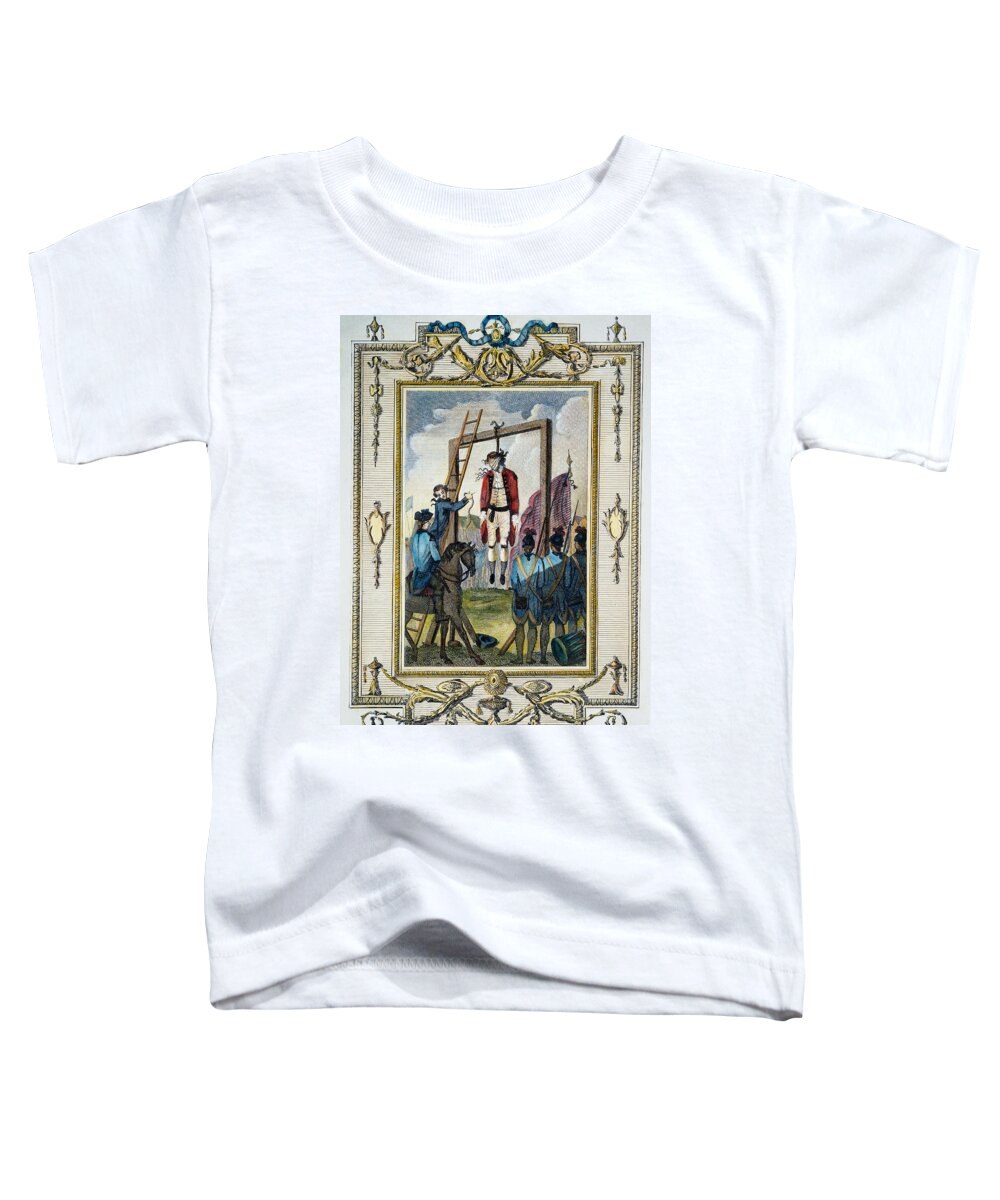 1780 Toddler T-Shirt featuring the drawing John Andre Execution by Granger