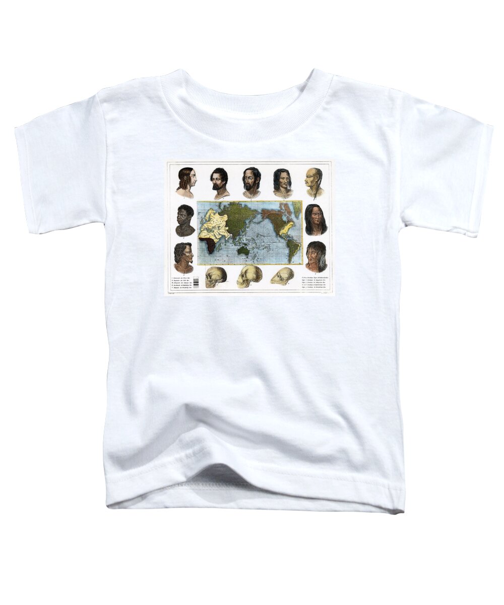 1850 Toddler T-Shirt featuring the photograph RACIAL TYPES, 19th CENTURY #1 by Granger