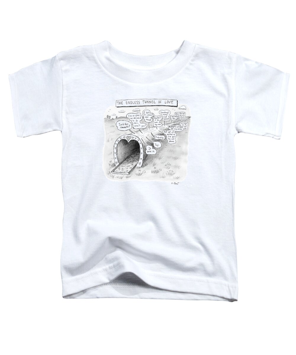 Captionless Toddler T-Shirt featuring the drawing New Yorker March 31st, 2008 by Roz Chast