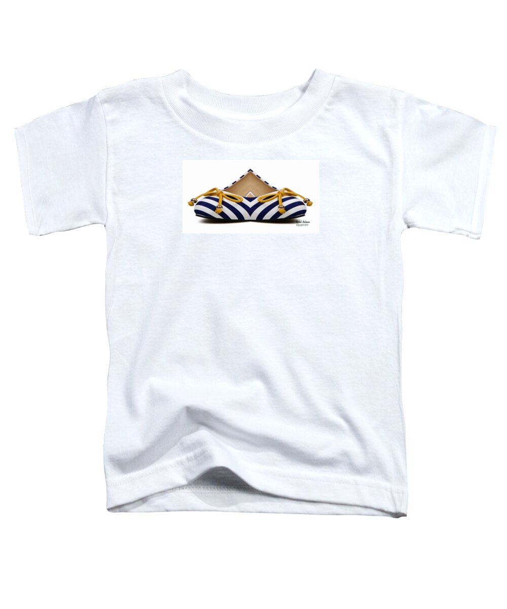 Conceptual Toddler T-Shirt featuring the digital art Shoe Love #16 by Rafael Salazar