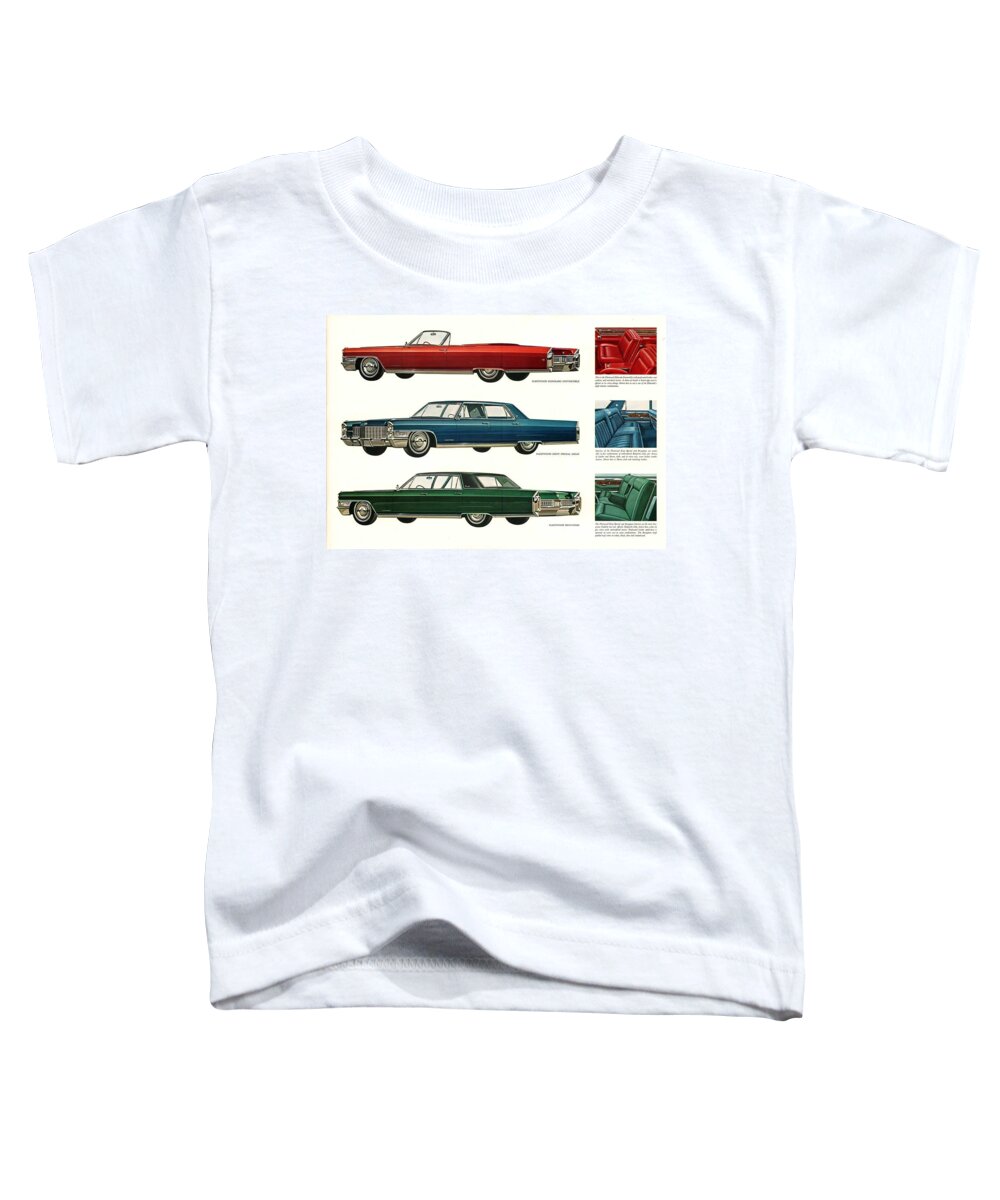 Old Toddler T-Shirt featuring the digital art 1965 Cadillac by Georgia Clare