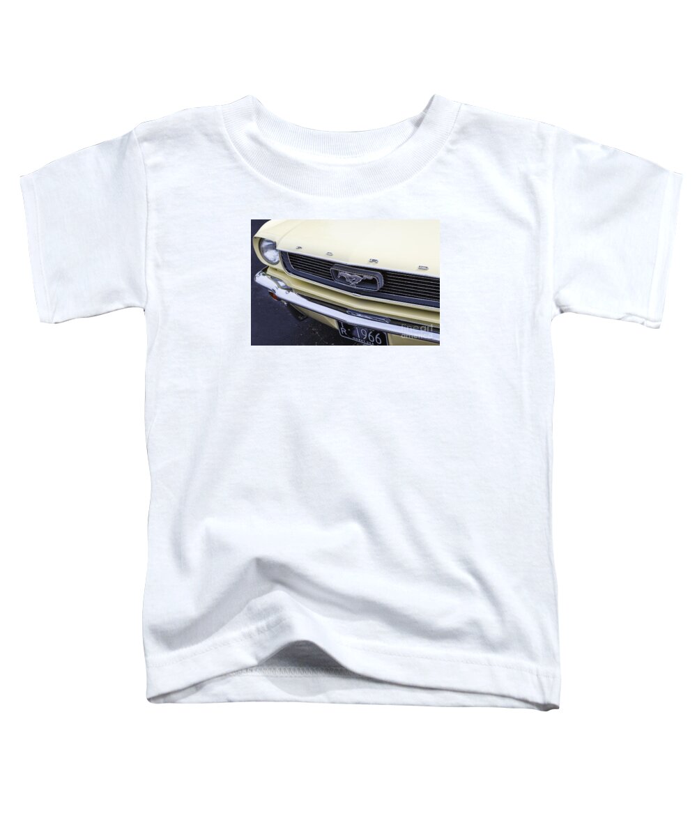 1966 Ford Toddler T-Shirt featuring the photograph 1966 Ford Mustang by Dennis Hedberg