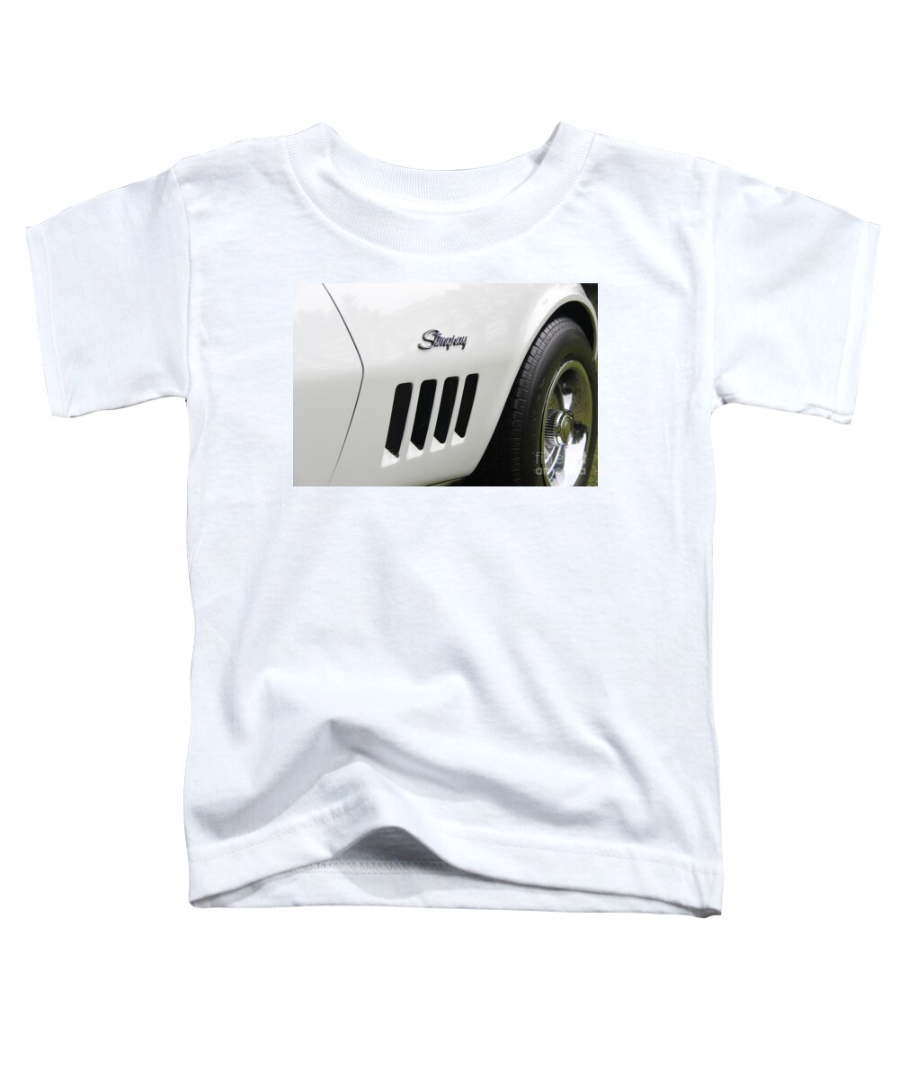 Car Toddler T-Shirt featuring the photograph 1969 Corvette Coupe by Davandra Cribbie