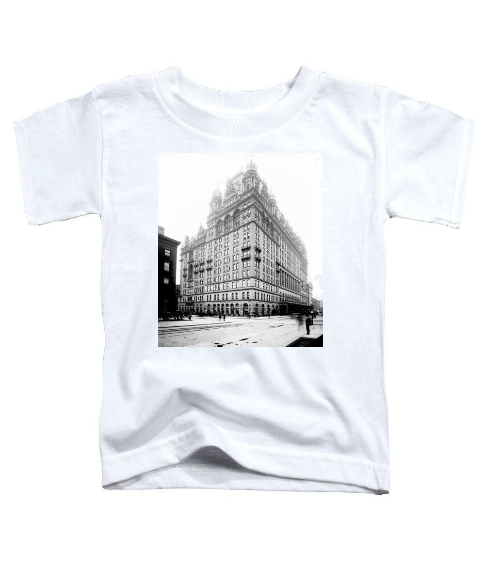 Architecture Toddler T-Shirt featuring the photograph Nyc, Original Waldorf-astoria Hotel #2 by Science Source