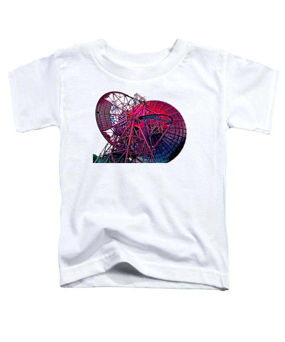Duane Mccullough Toddler T-Shirt featuring the photograph 26 East Antenna Abstract 4 by Duane McCullough