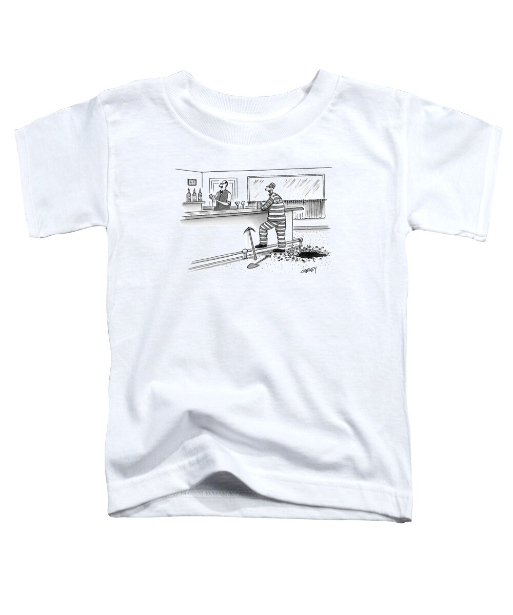 Prisons Toddler T-Shirt featuring the drawing New Yorker January 26th, 2009 by Tom Cheney