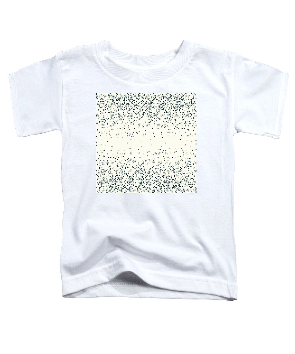 Abstract Toddler T-Shirt featuring the digital art Pixel Art #59 by Mike Taylor
