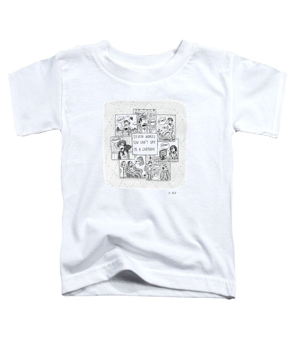 Captionless Toddler T-Shirt featuring the drawing New Yorker July 7th, 2008 by Roz Chast