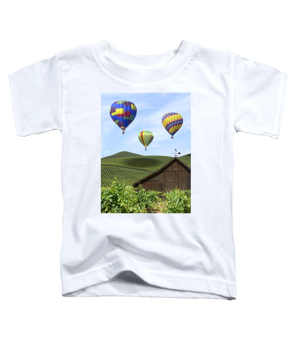 California Toddler T-Shirt featuring the photograph A Ride Through Napa Valley by Mike McGlothlen