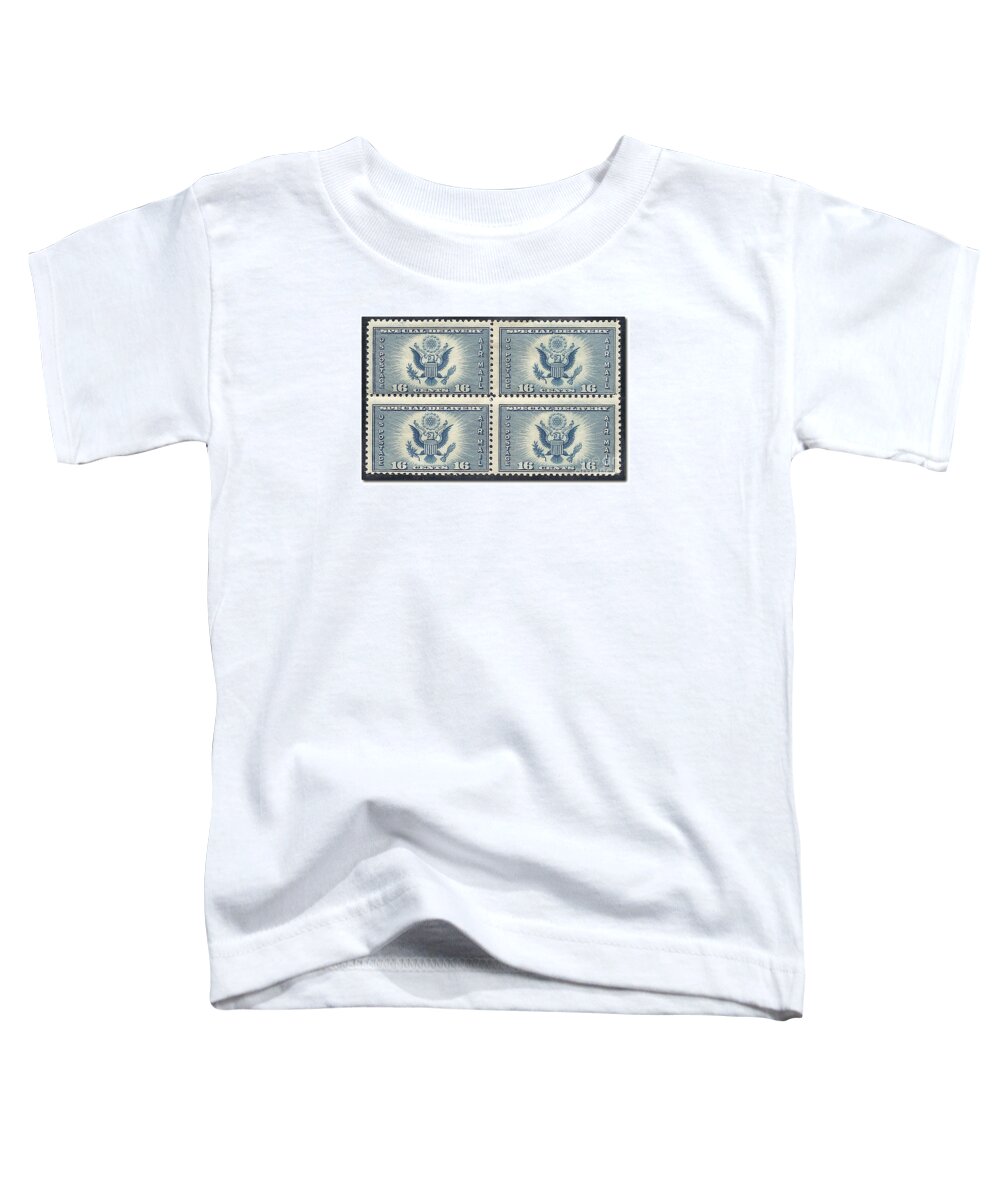 Stamp Toddler T-Shirt featuring the photograph Air Mail Special Delivery by Charles Robinson