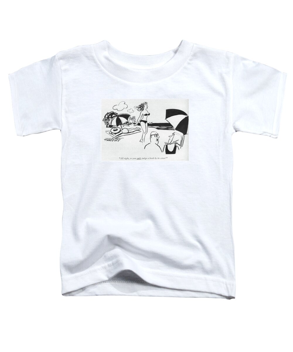 Lust Toddler T-Shirt featuring the drawing You Can't Judge A Book By Its Cover by Mischa Richter