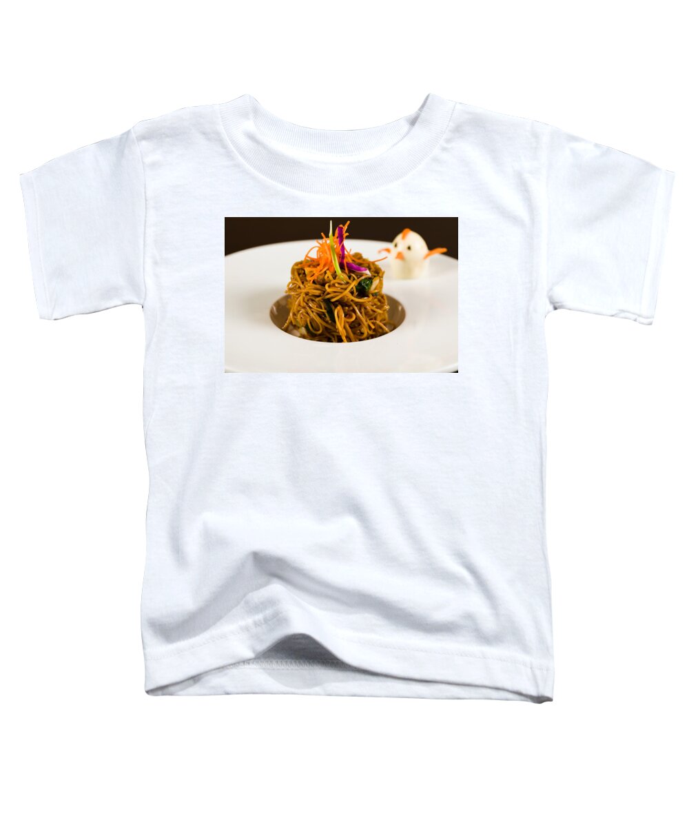 Asian Toddler T-Shirt featuring the photograph Asian Noodles by Raul Rodriguez