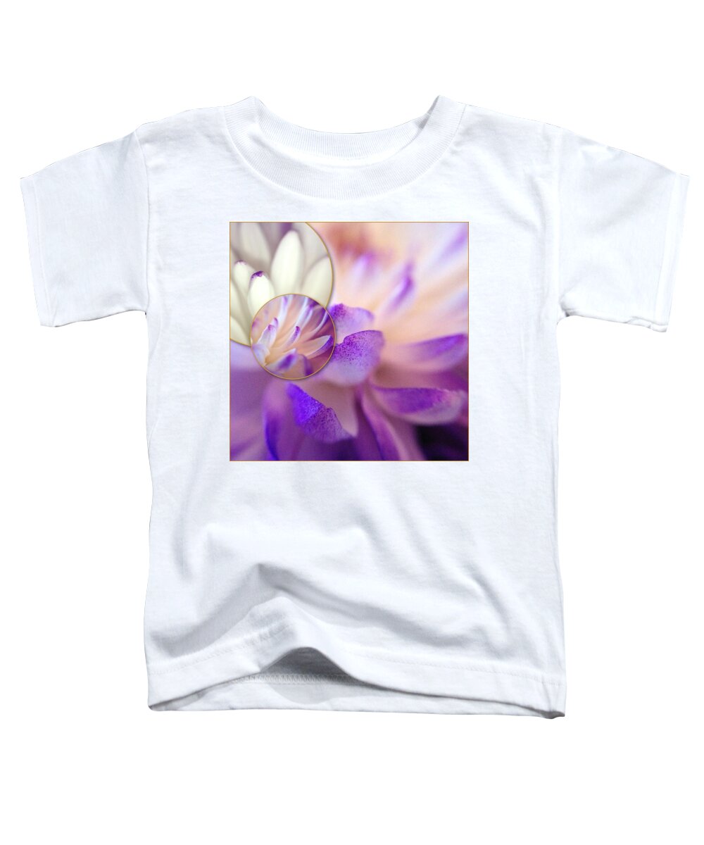Bees Eye View Toddler T-Shirt featuring the photograph Bee's Eye View by Susan Maxwell Schmidt