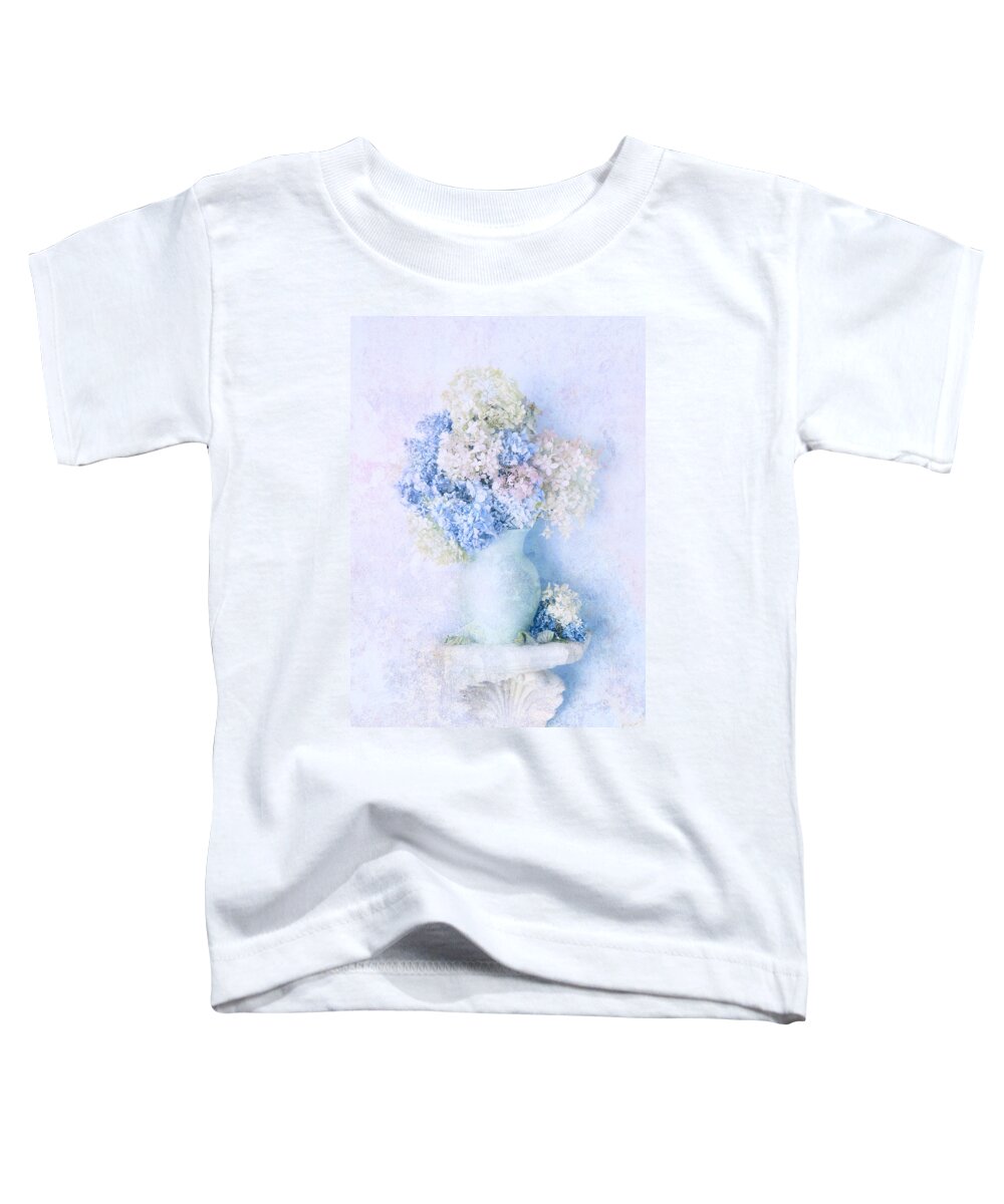 Hydrangea Toddler T-Shirt featuring the photograph Blue Hydrangea by Theresa Tahara