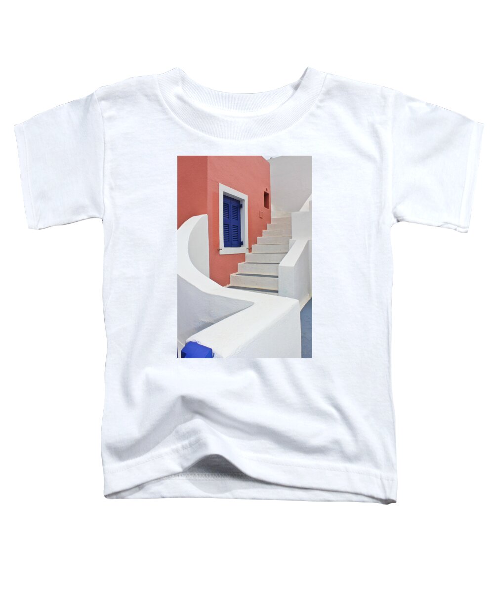 Window Toddler T-Shirt featuring the photograph Blue Window by Christie Kowalski