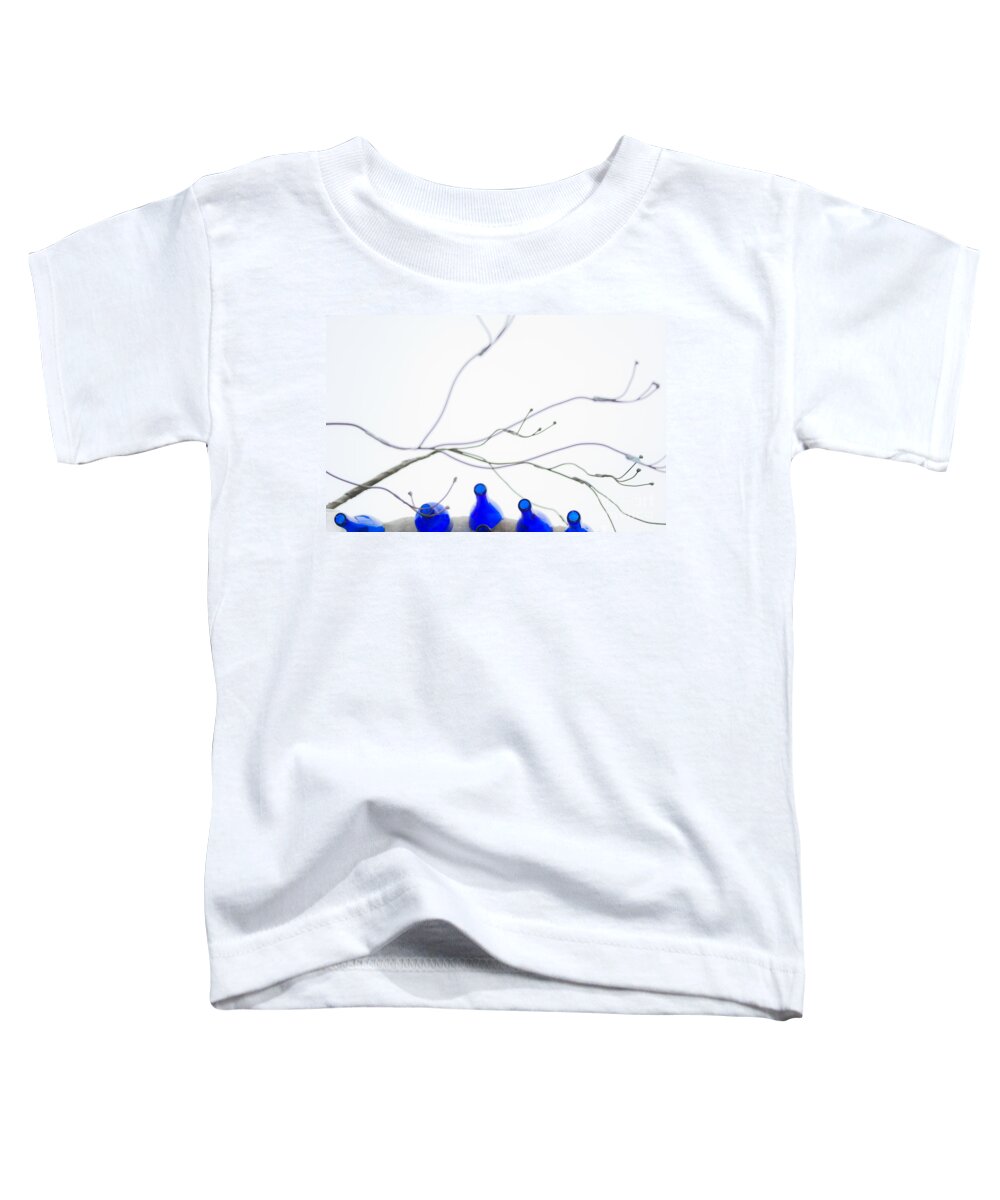 Bottle Toddler T-Shirt featuring the photograph Bottles and Branches by Jo Ann Tomaselli