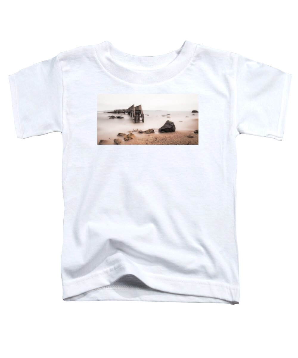 Ballycastle Toddler T-Shirt featuring the photograph Ballycastle - Bridge to Nowhere by Nigel R Bell