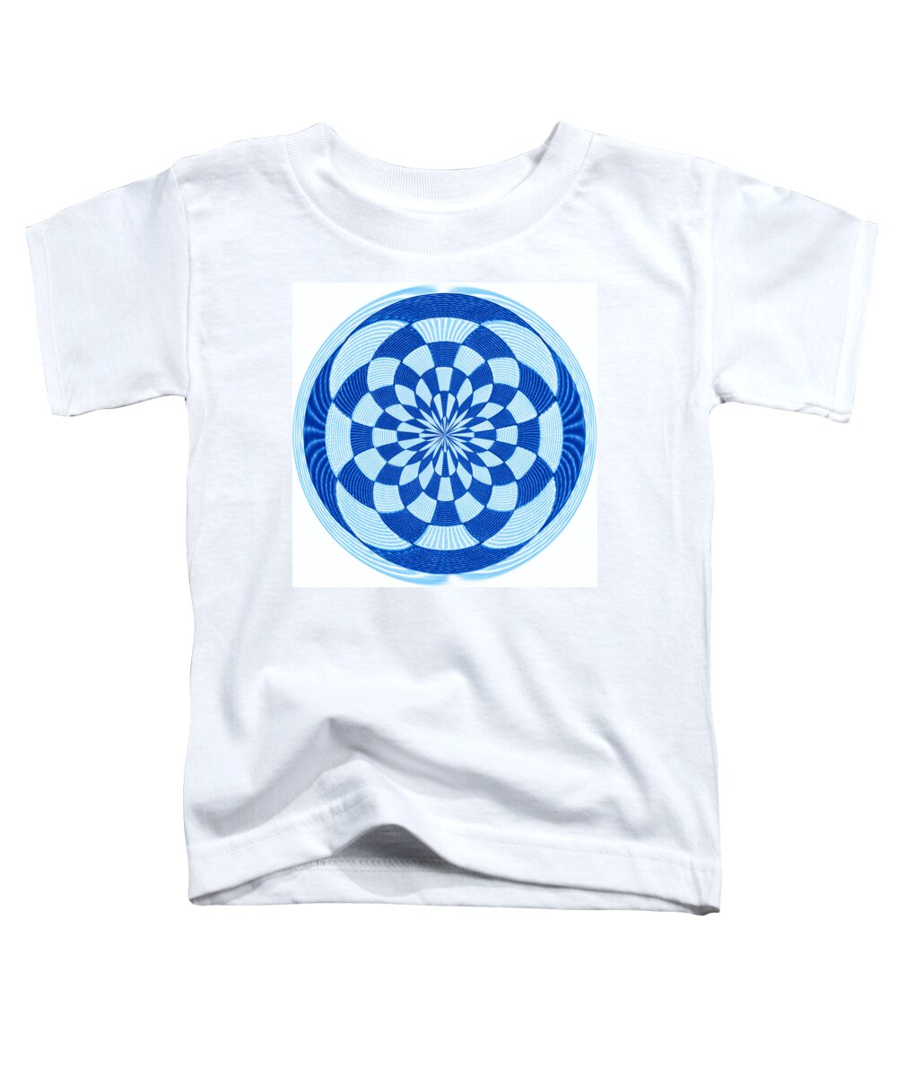 Orb Toddler T-Shirt featuring the photograph Checkerboard Orb by Cathy Kovarik