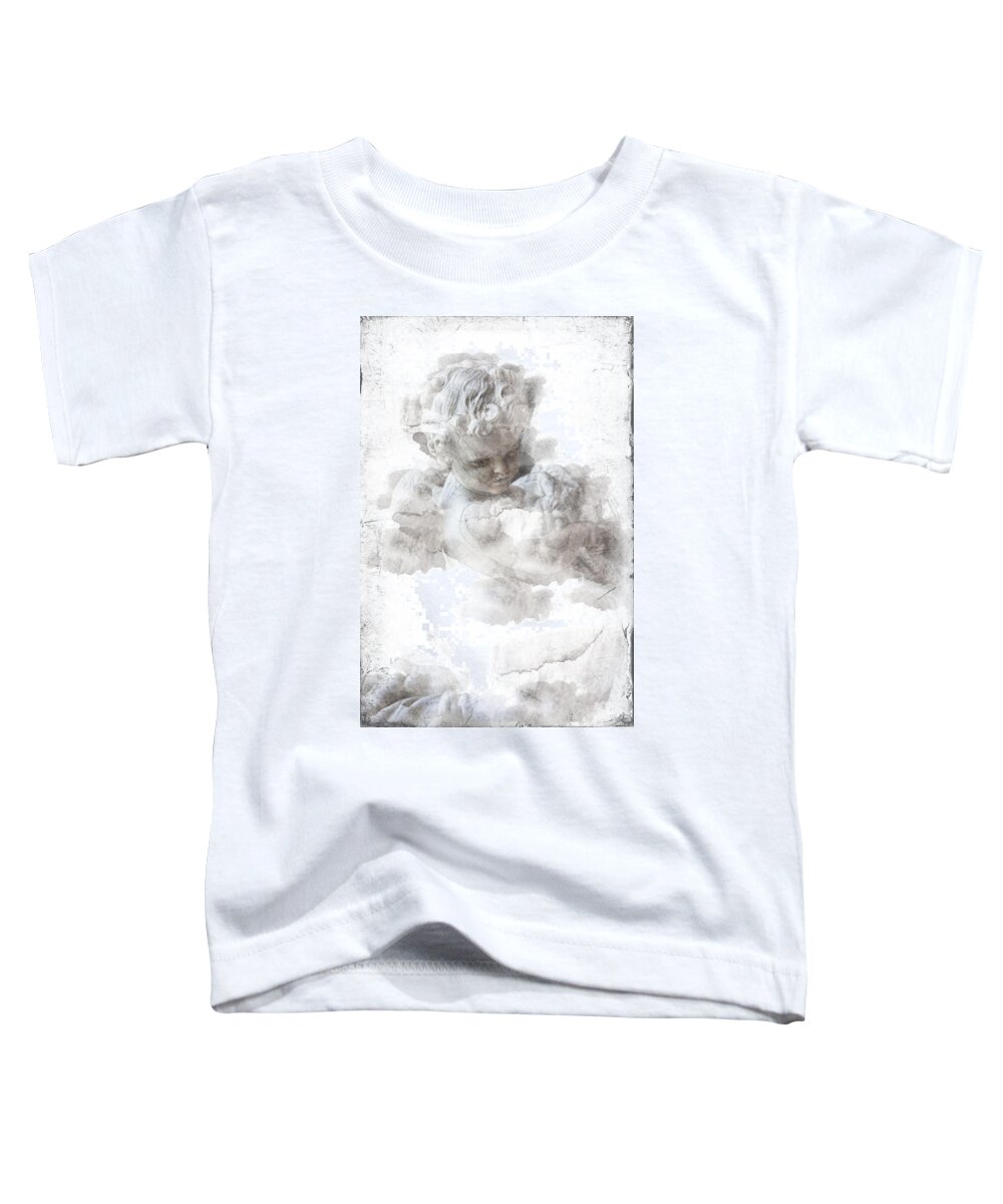 Cherub Toddler T-Shirt featuring the photograph Child Cherub by Evie Carrier