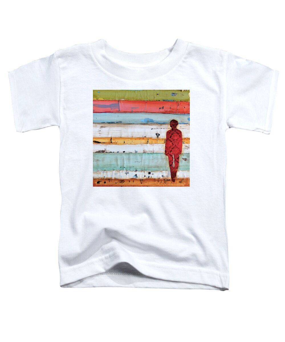 Woman Toddler T-Shirt featuring the painting Daydreaming at Sunset by Danny Phillips