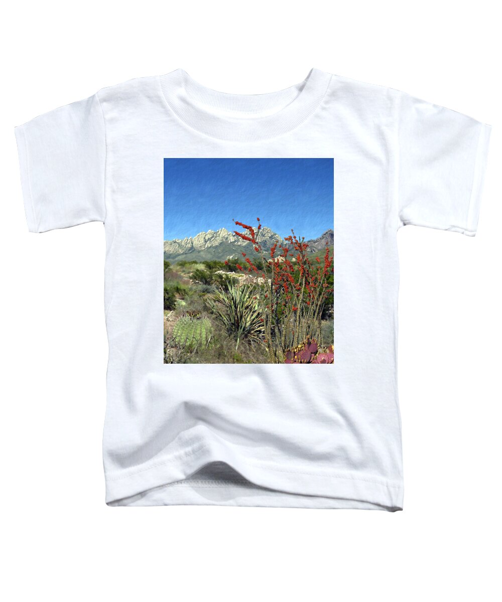 Desert Toddler T-Shirt featuring the photograph Desert Bloom by Kurt Van Wagner