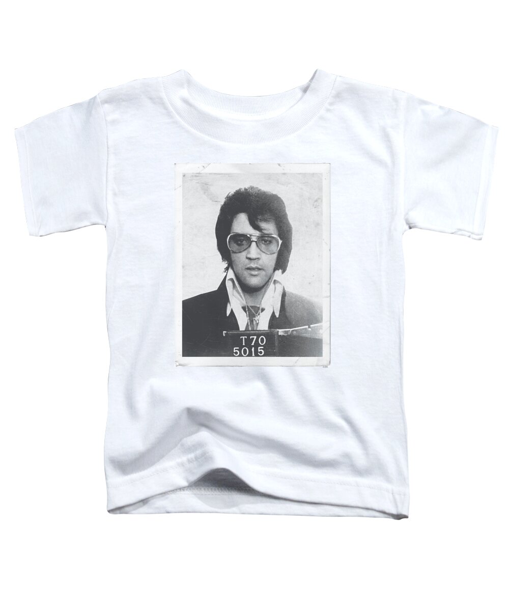 Elvis Toddler T-Shirt featuring the digital art Elvis - Framed by Brand A