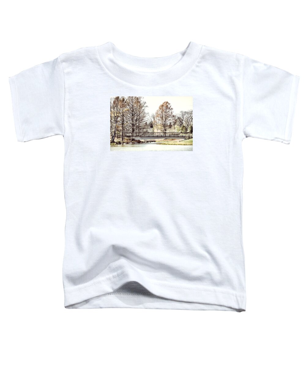 Landscape Toddler T-Shirt featuring the photograph Fading Palette of Fall by Julie Palencia