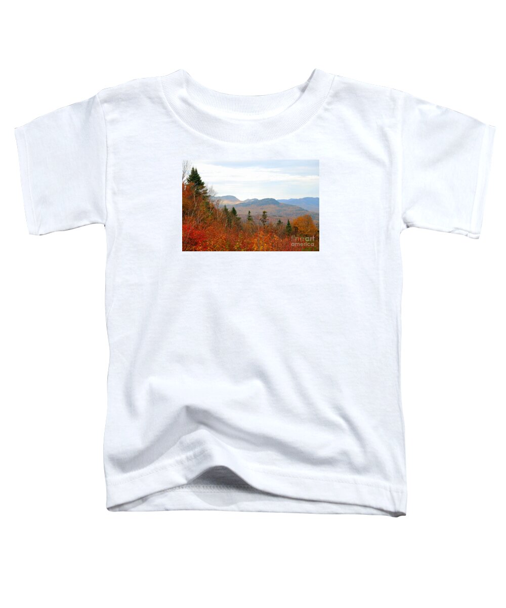 Autumn Color Toddler T-Shirt featuring the photograph Fall In The North Country by Eunice Miller