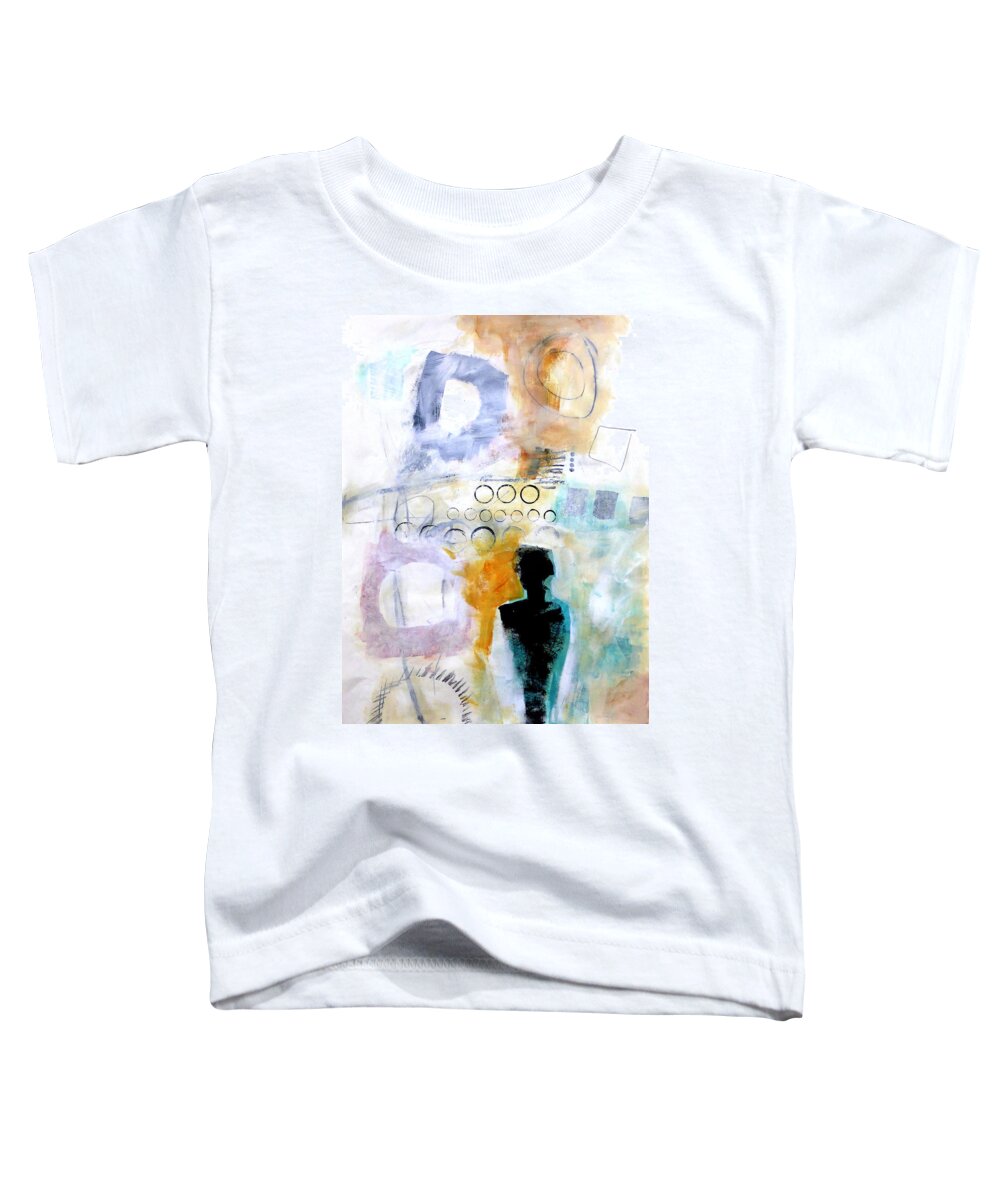 Keywords: Abstract Toddler T-Shirt featuring the painting Figure 1 by Jane Davies